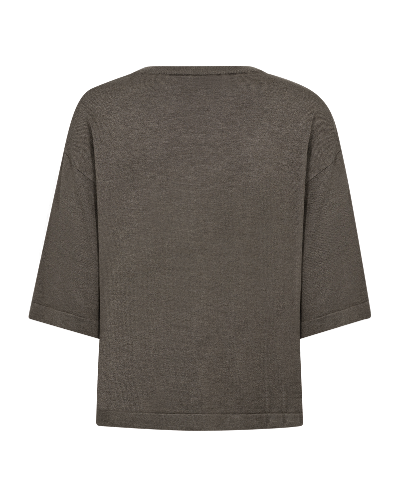 FQCONNY - FINE-KNITTED PULLOVER - BROWN