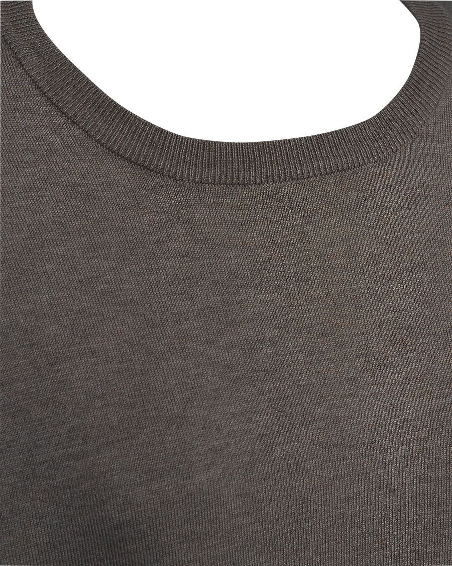 FQCONNY - FINE-KNITTED PULLOVER - BROWN