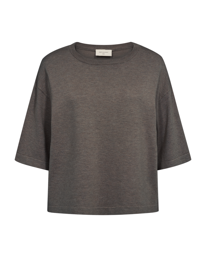 FQCONNY - FINE-KNITTED PULLOVER - BROWN