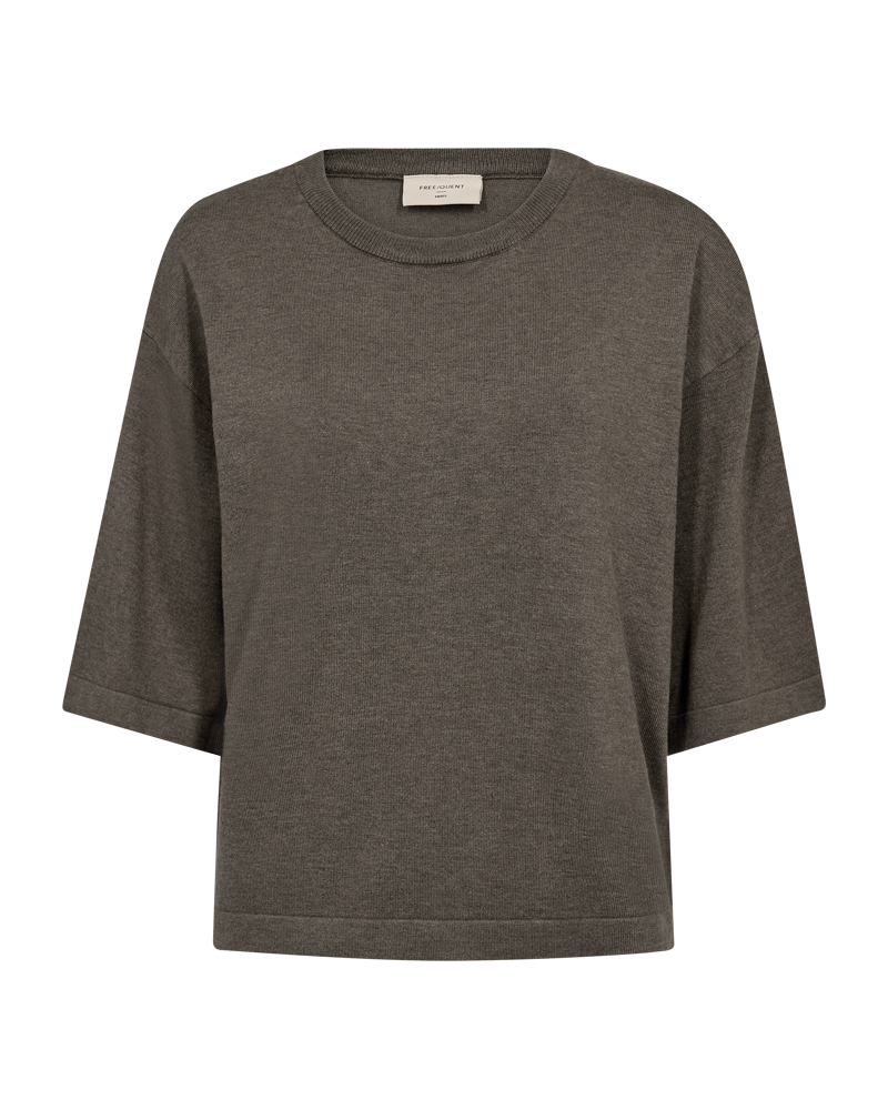 FQCONNY - FINE-KNITTED PULLOVER - BROWN