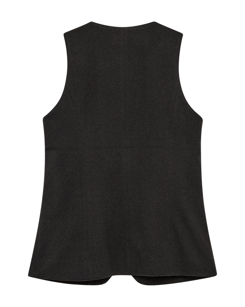 FQSILLEN - WAISTCOAT - BLACK AND GREY