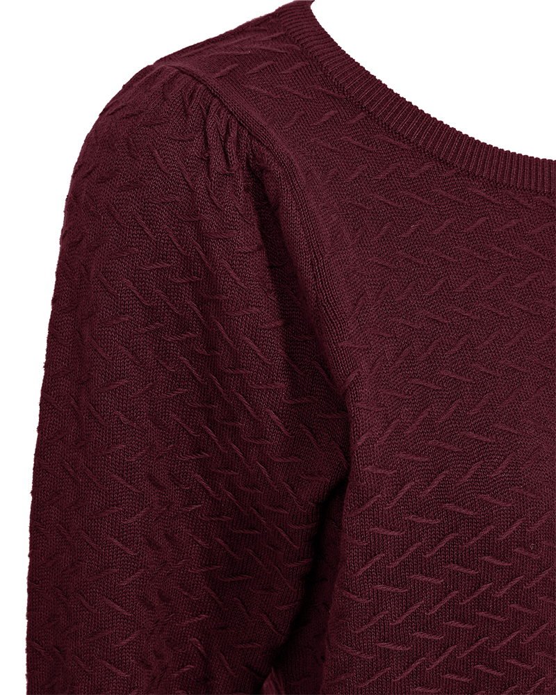 FQDODO - PULLOVER - BORDEAUX