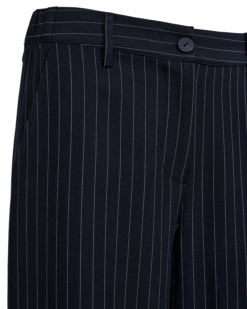 FQMYNTE - broek - blauw en wit