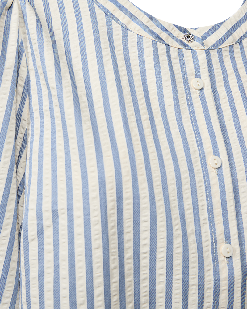FQABY -SHIRT - WHITE AND BLUE