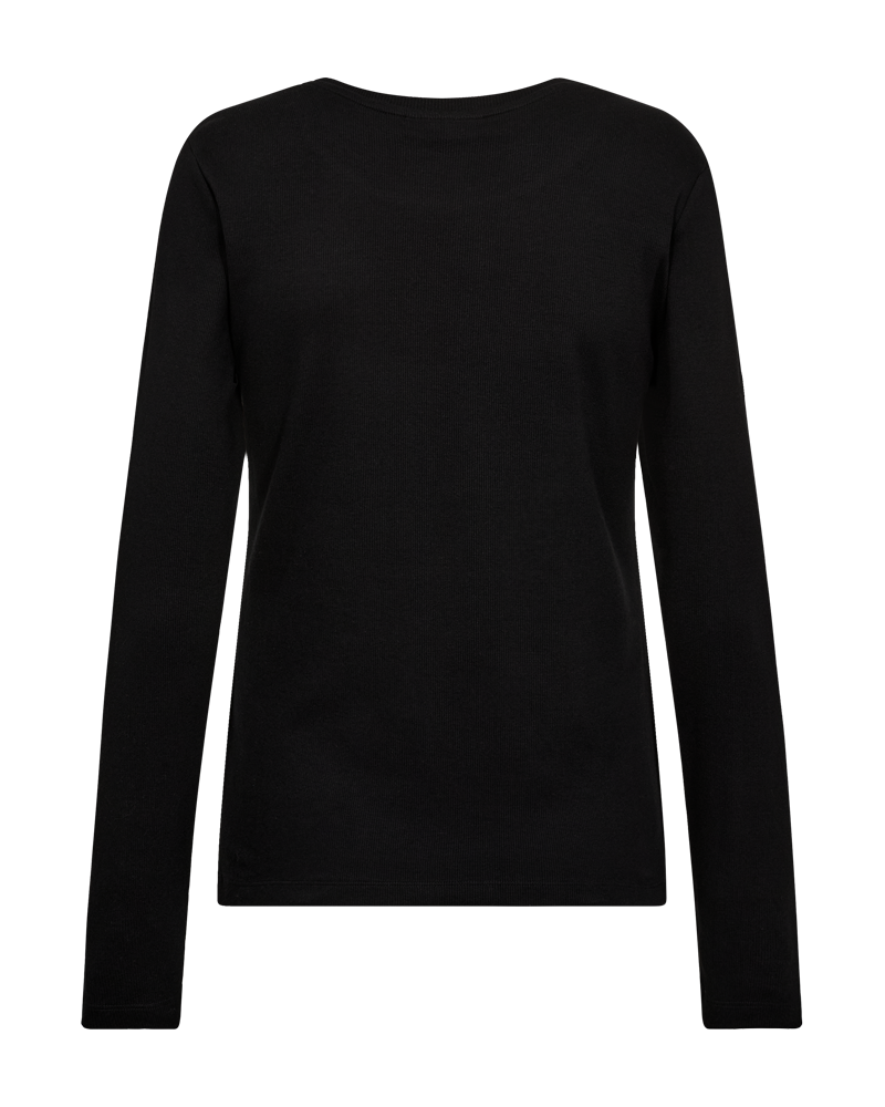 FQEVELYN - LONG-SLEEVED T-SHIRT - BLACK