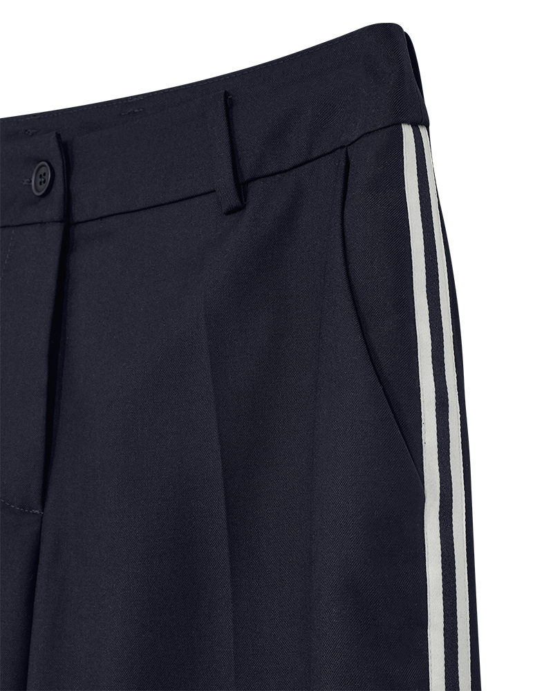Fqlio - broek - wit en blauw