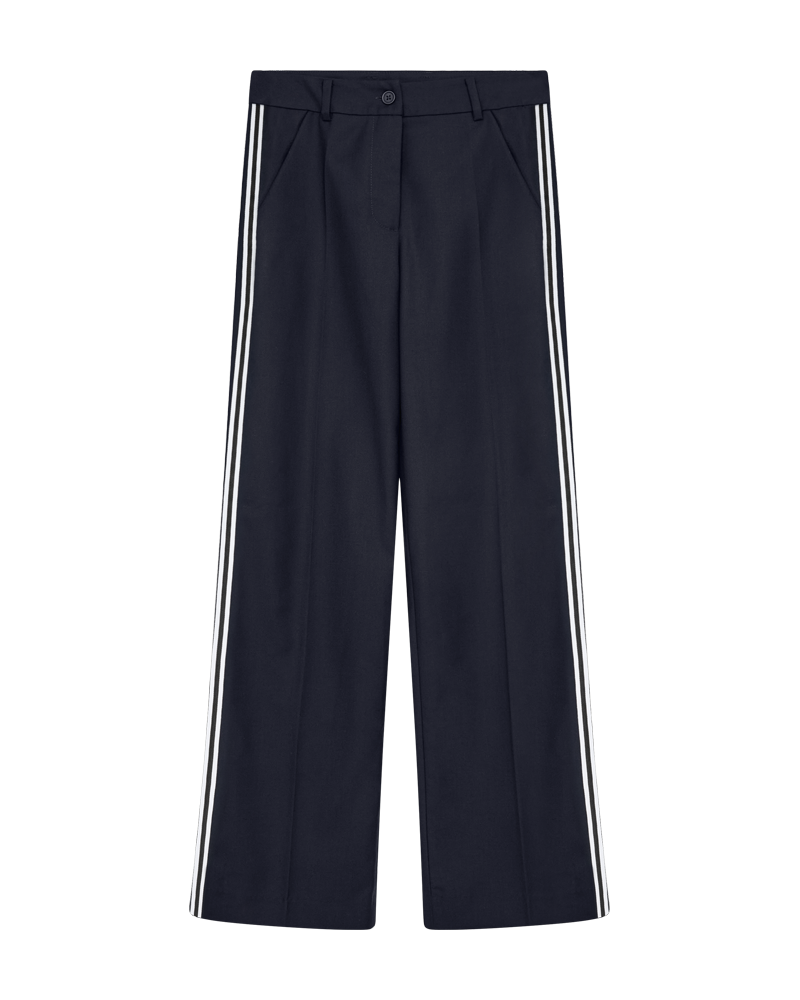 Fqlio - broek - wit en blauw