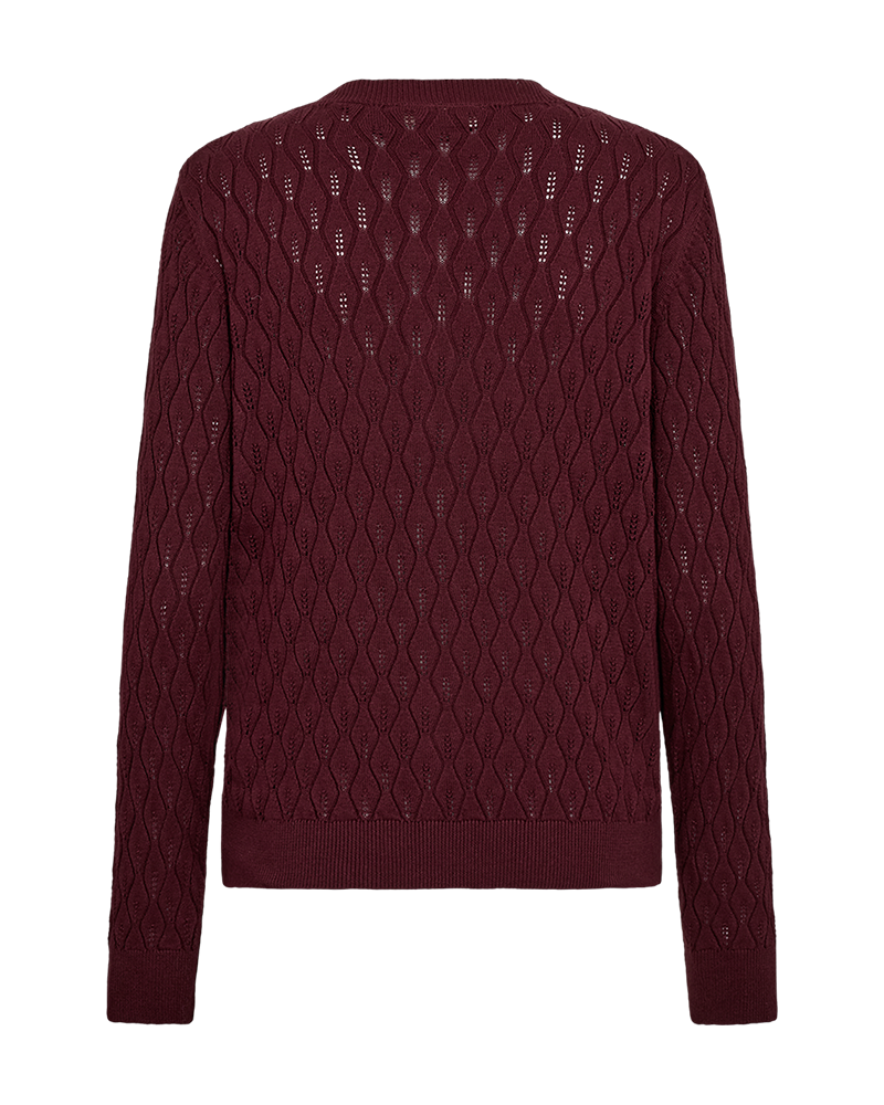 FQDODO - CARDIGAN - BORDEAUX