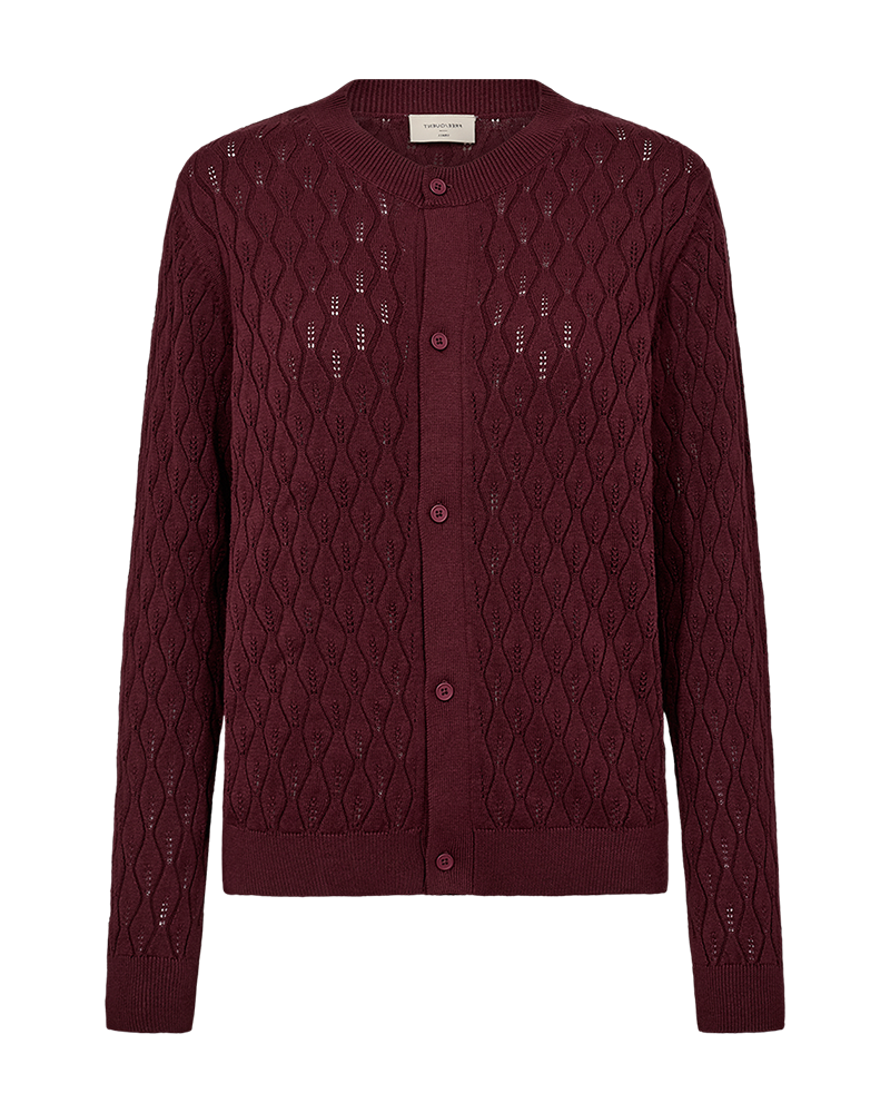 FQDODO - CARDIGAN - BORDEAUX
