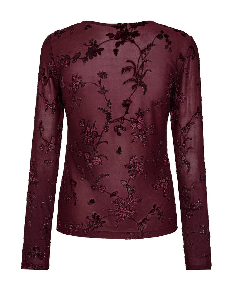 FQBISKA - BLOUSE - BORDEAUX