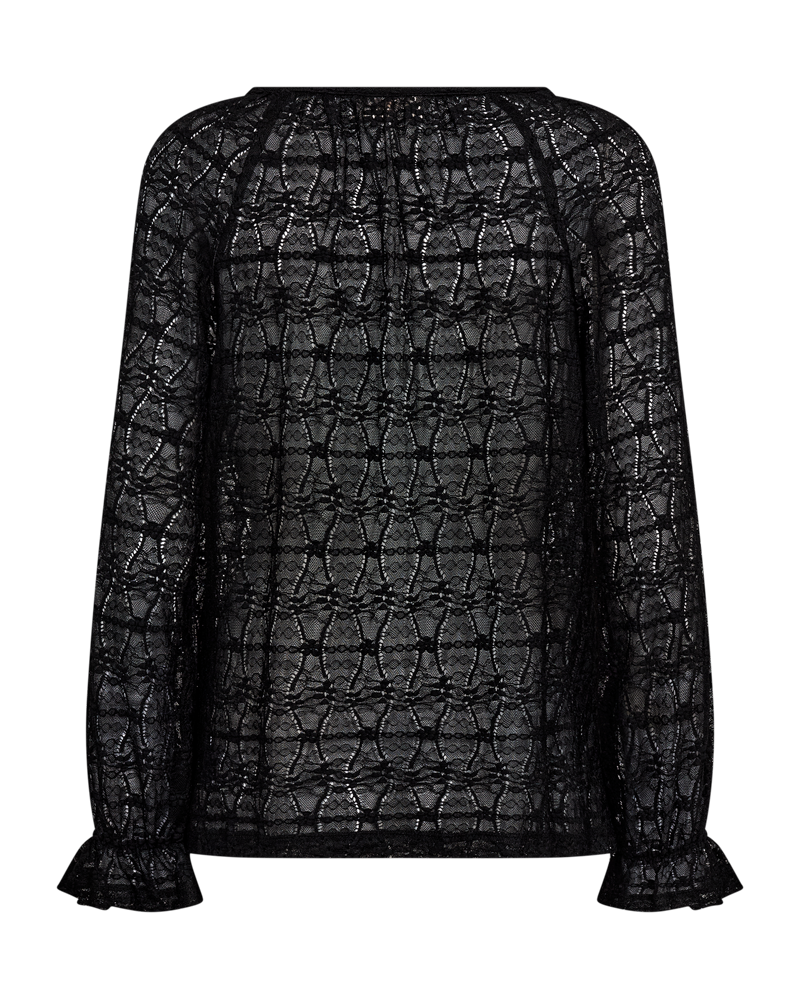 FQIBENA - BLOUSE - BLACK