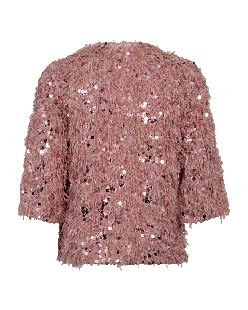 FQNOLLA - BLOUSE WITH SEQUINS - ROSA