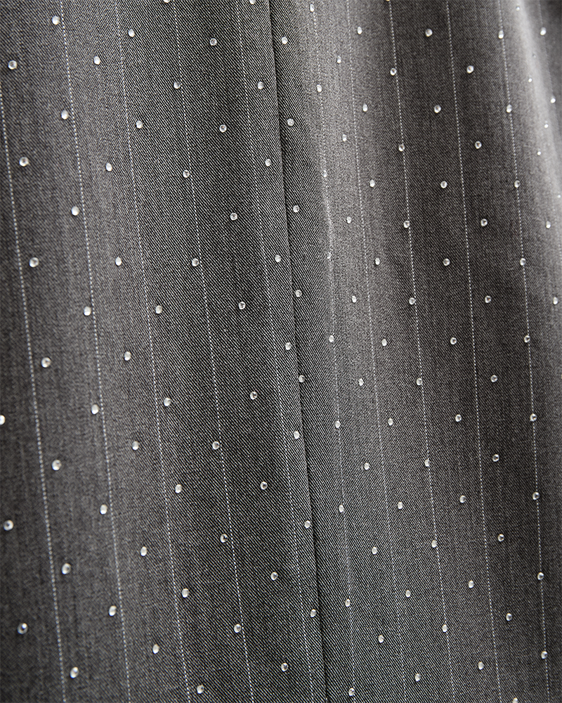 FQWIDY - WAISTCOAT - WHITE AND GREY