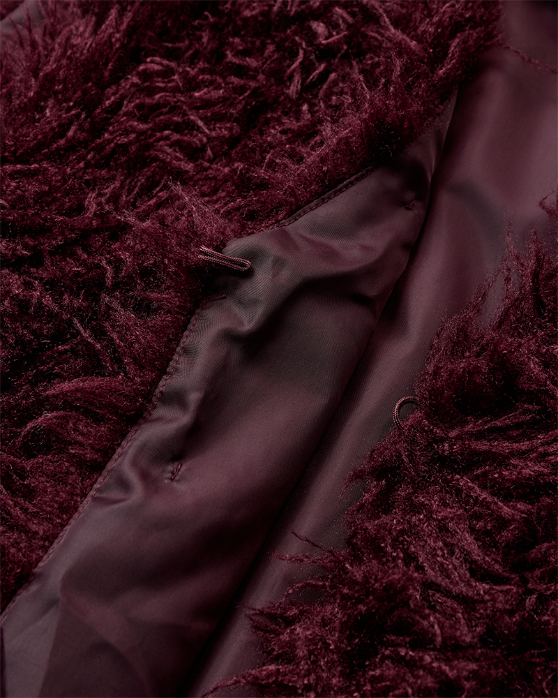 FQFINE - WAISTCOAT - BORDEAUX