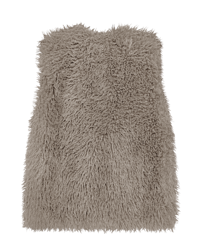 FQFINE - WAISTCOAT - BROWN