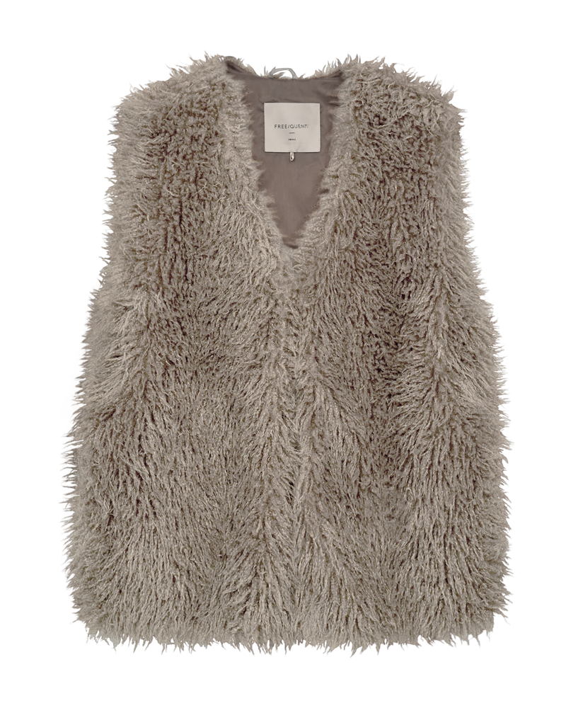 FQFINE - WAISTCOAT - BROWN