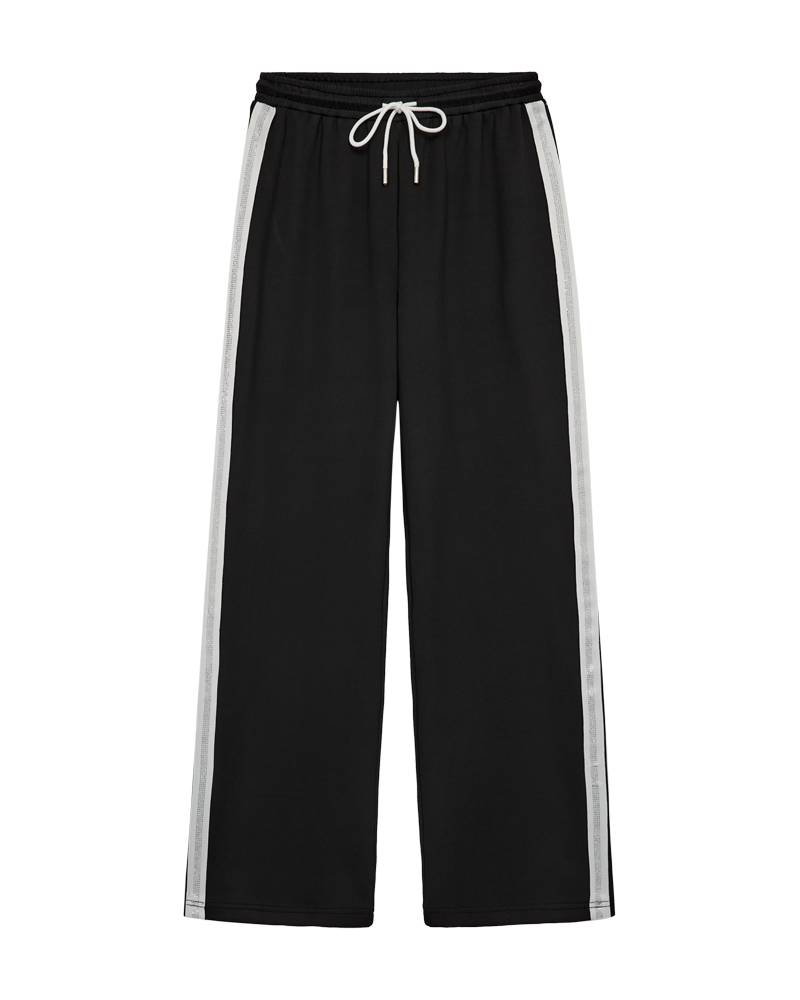 FQMALACY - PANTS - BLACK