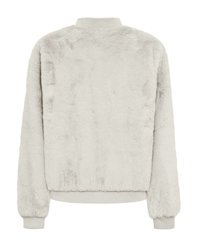 FQFONY - FAUX FUR JACKET - BEIGE
