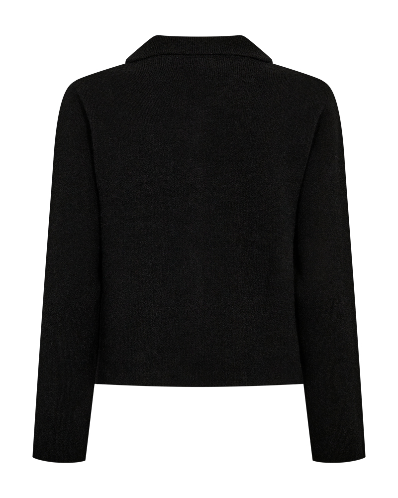 FQZANA - CARDIGAN - BLACK