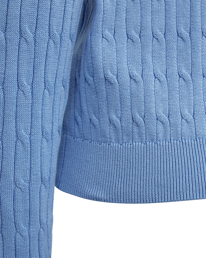 FQDODO - KNITTED PULLOVER - BLUE