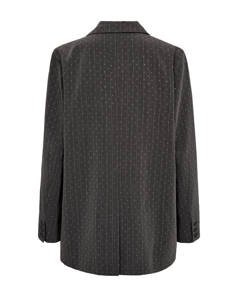 FQWIDY - BLAZER - WHITE AND GREY