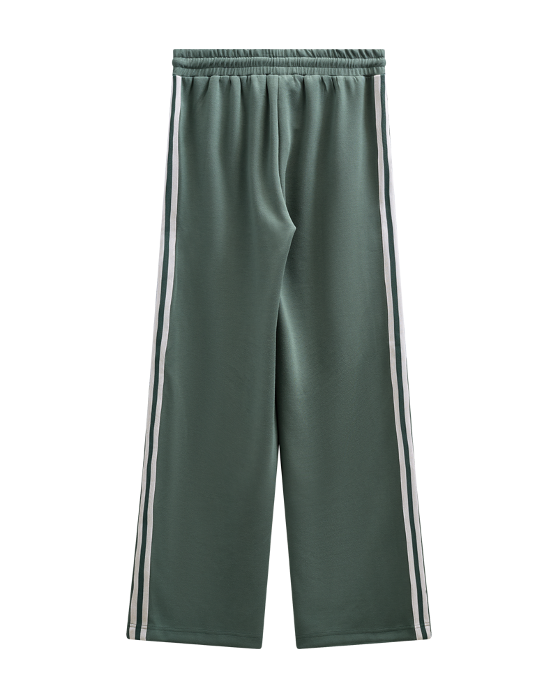 FQLUCINDA - PANTS - WHITE AND GREEN