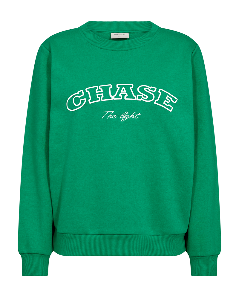 FQKAMELA - PULLOVER - WHITE AND GREEN