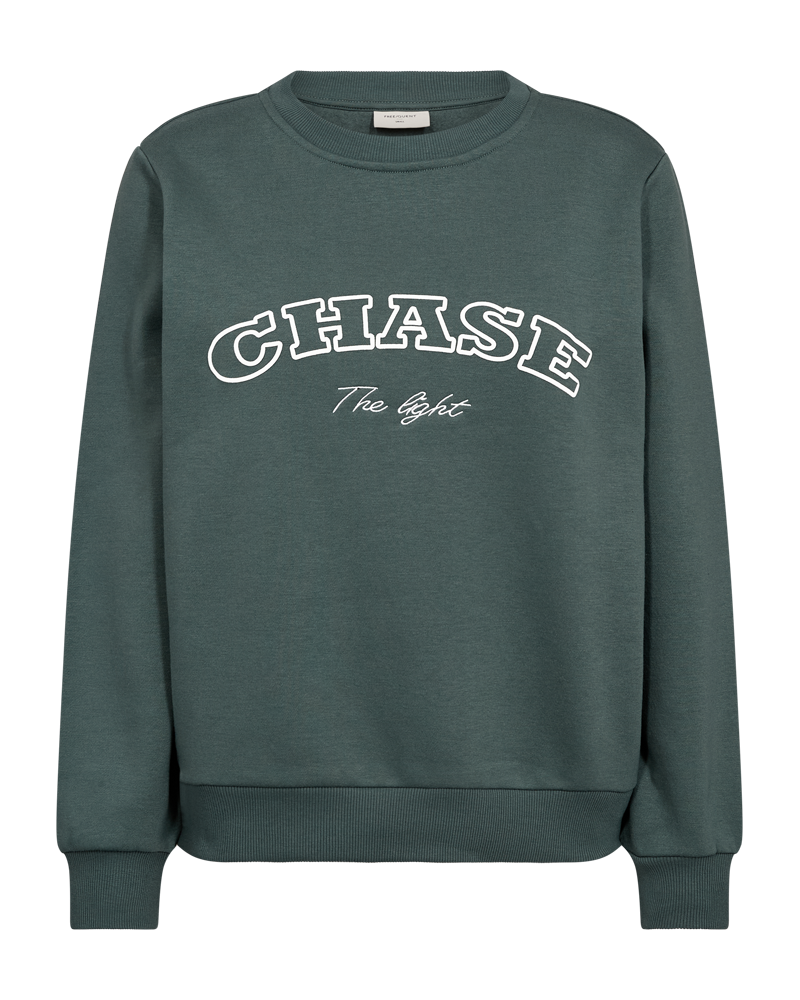 FQKAMELA - PULLOVER - WHITE AND GREEN