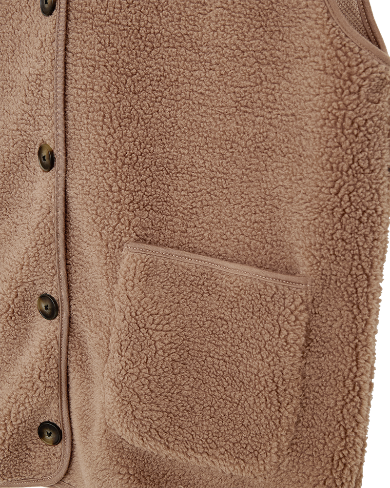 Fqeddy - waistcoat - Brown