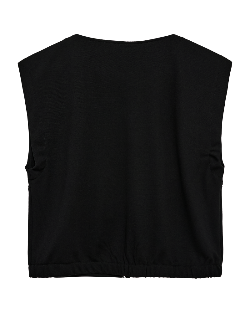 FQNANNI - WAISTCOAT - BLACK