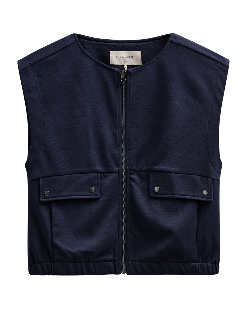 FQNANNI - WAISTCOAT - BLUE