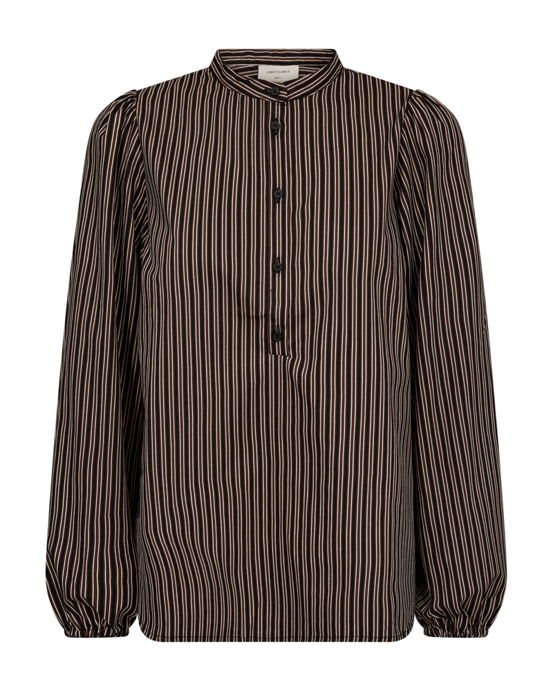 Fqjolie - blouse - zwart en bruin