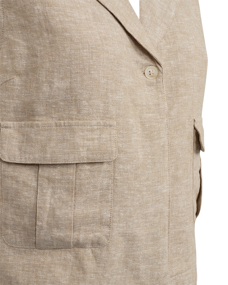 Freequent LAVA linen waistcoat