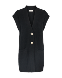 FREEQUENT LAMBY WAISTCOAT CARDIGAN